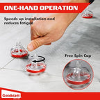 Goldblatt Tile Leveling System with 250 1/16" Spacers & 100 Reusable Caps