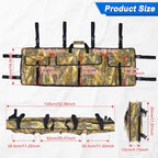 UTV Double Gun Tool Bag,Heavy Duty Tool Holder Rack for Hunting Gear