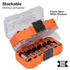Klein Tools 65213HEX Knurled Hex Bit SAE Socket Set, 1/4, 3/8 and 1/2-Inch Drives, Premium Cr-V Steel, SAE Sizes 5/64 to 9/16-Inch, MODbox Case, 13-Piece - style: SAE