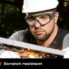 NoCry Z87.1 Anti Fog Safety Goggles for Men with Adjustable Headband