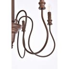 Open Box - Elegant Lighting LD7044D26WOK - Chandeliers Indoor Lighting