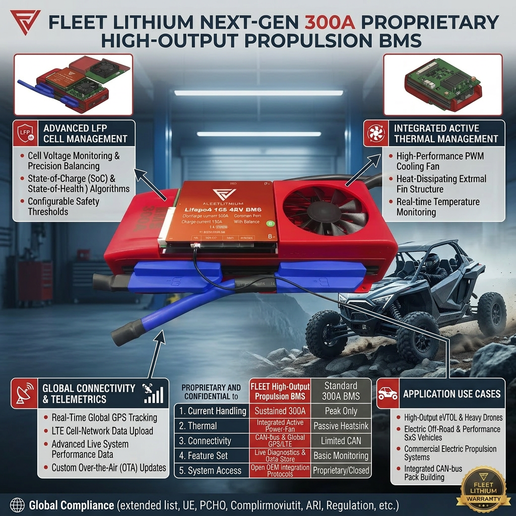 51V 168Ah Fleet Lithium Battery — NexGen BMS
