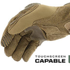 Mechanix Wear M-Pact Tactical Touchscreen Work Gloves Brown Small - color: Brown, size: Small