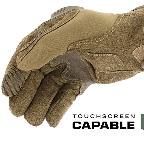 Mechanix Wear M-Pact Tactical Touchscreen Work Gloves Brown Small - color: Brown, size: Small