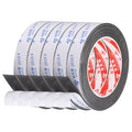 PATIKIL 5Roll Sponge Rubber Foam Tape, 25/32" W x 1/32" t x 16.4ft l Self-Adhesive Foam Insulation Tape Weather Stripping for Window Door Soundproofing Weatherstrip AC Seal Strip, Black - size: 25/32" x 1/32" x 16.4ft