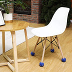 Macarrie 60 Pcs Precut Tennis Balls for Chairs Legs, Blue - color: Blue