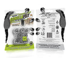 Slipstick GorillaFelt Chair Leg Floor Protectors for Hardwood Floors, Clear Sleeve Felt Pads for Furniture That Stay On, Fits Round & Square Legs, Includes 8 Premium Transparent Chair Socks, CB182 - size: 5/8 Inch - 7/8 Inch Sleeve 8 Pack