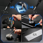STREBITO Precision Screwdriver Set 153 in 1 Small Magnetic Screwdriver Set - color: Blue