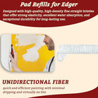 6 Pack of Paint Edger Replacement Pads - Pad Refills for Edger - Replacement Pad Refills for Paint Edger Tool - color: 6 Packs