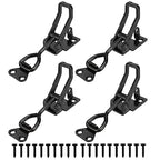 E-TING 4 Pack Adjustable Quick Release 397lbs load Toggle Latch for Cabinet - style: 4002（4pack）