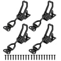 E-TING 4 Pack Adjustable Quick Release 661lbs load Toggle Latch for Cabinet - style: 4003（4pack）