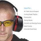 Cyber Acoustics Professional Safety Lightweight Ear Muffs for Hearing Protection and Noise Reduction - style: 20-acs340