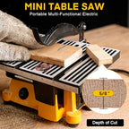 Sbestily Mini Table Saw 90W Portable Small Miter Saws for DIY Crafts