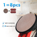 25 Pcs 9-Inch Mesh Sanding Discs, 60-180 Grit, Hook and Loop, Low-Dust Drywall Sandpaper for Electric Sanders, Pole Sanders & Dustless Drywall Sander with Vacuum - style: 9 Inch Mesh Sanding Discs