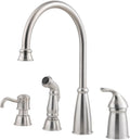Open Box - Pfister Avalon Single Handle Kitchen Faucet with Side Spray (PPR2481_4791471)
