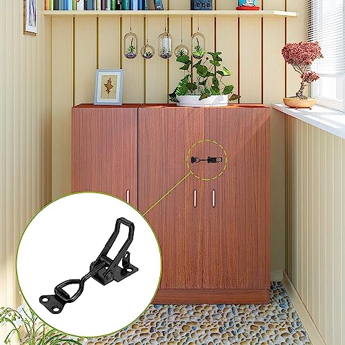 E-TING 4 Pack Adjustable Quick Release 661lbs load Toggle Latch for Cabinet - style: 4003（4pack）