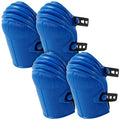 Soulchen 2 Pairs Heavy Duty Construction Knee Pads for Work, Blue - color: Blue