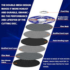 4 1/2 Cut Off Wheels,150 Pack Angle Grinder Cutting Wheel, 7/8" Arbor, DIY