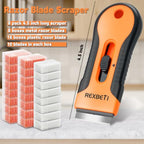 REXBETI Razor Blade Scraper Tool, 8 Pack Windows, Glass Stovetop Scraper - style: Original 8 Pack