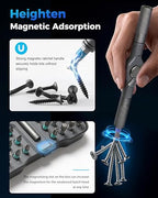 32-in-1 Magnetic Ratchet Screwdriver Set with Removable T-Handle
