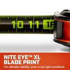 Crescent Lufkin 16 Ft. SHOCKFORCE NITE EYE Tape Measure | L1316B-02 - size: 16', style: SAE
