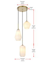 Open Box - Elegant Lighting LD2269BK - Pendants Indoor Lighting