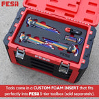 FESA Jumbo Hex Key Allen Wrench Set 29-Piece Torx - style: With Foam Tray