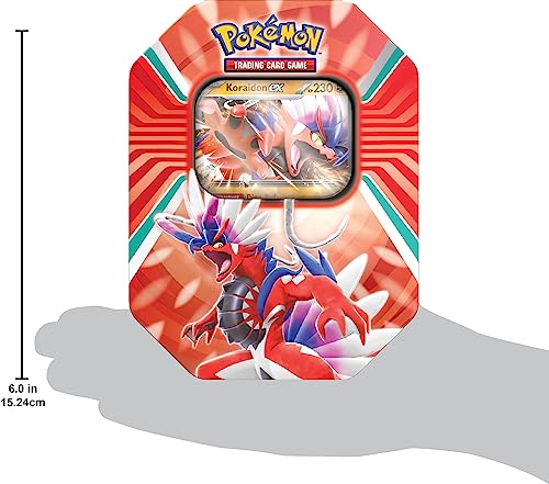 Pokémon - Trading Card Game: Tin-Box Paldea Legends - Koraidon (1 Holographic Card & 4 Booster Packs)