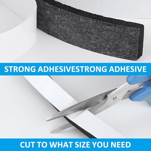 DGSL Foam Weather Stripping, 1/2" x1/8", 164Ft Door Window Seal Tape - size: 1/2In x 1/8In x164Ft