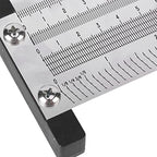 YWBL-WH T-Type Marking Ruler, 8 Inch Stainless Steel - size: 8 inches