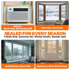 Holikme 65FT Weather Stripping Door Seal Draft Stopper Window Seal