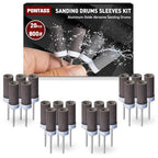 20 Pcs 800 Grit Sanding Drums for Rotary Dremel Tool - size: 800 Grit