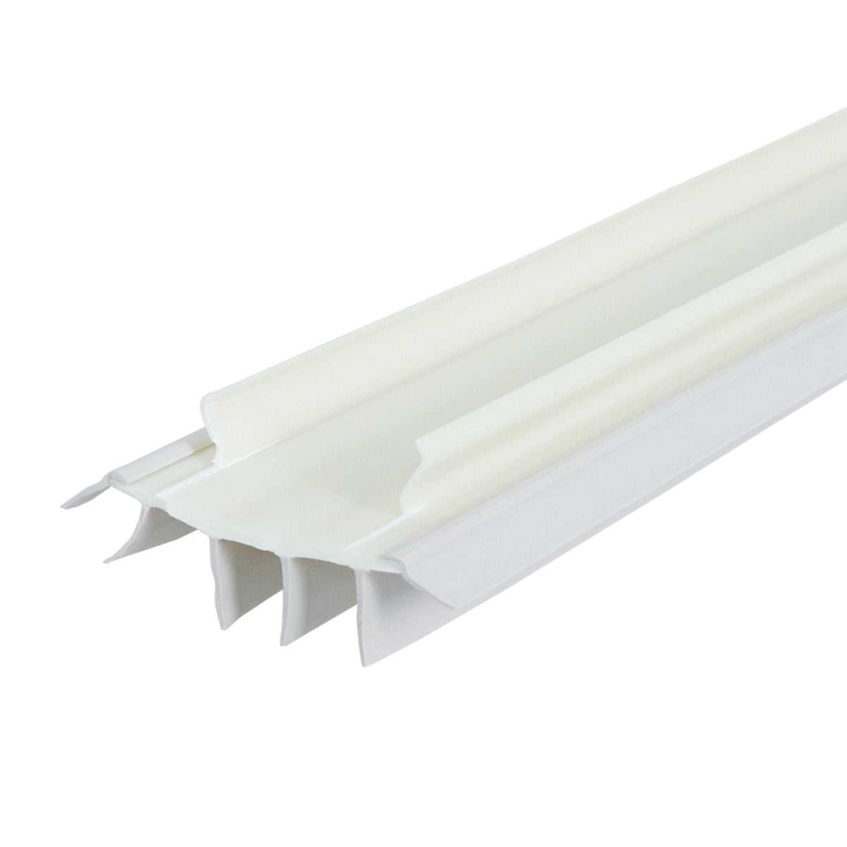 36 in. White Vinyl Concealed Kerf/Channel Fit Under Door Seal