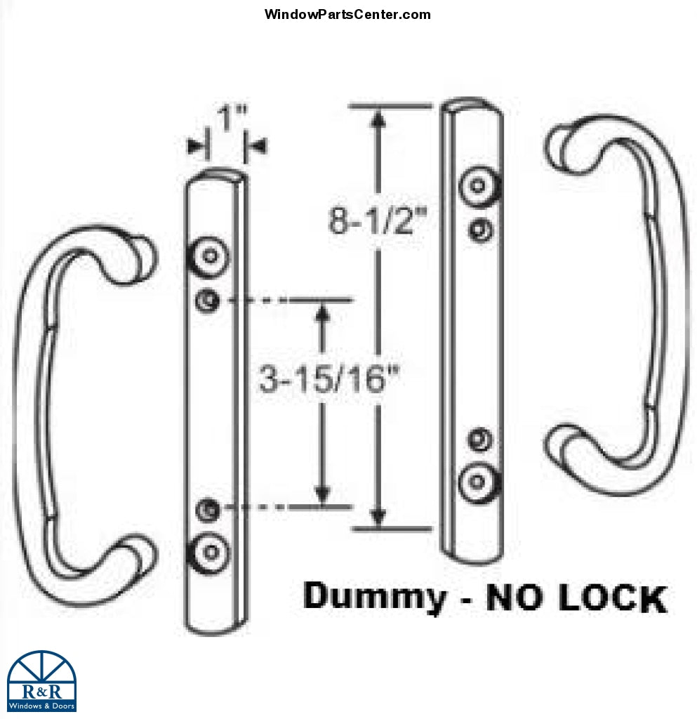 516 - W&F Upgrade Handle Handle Set Brass and Wood Handle - See Description to Order Replacement Option