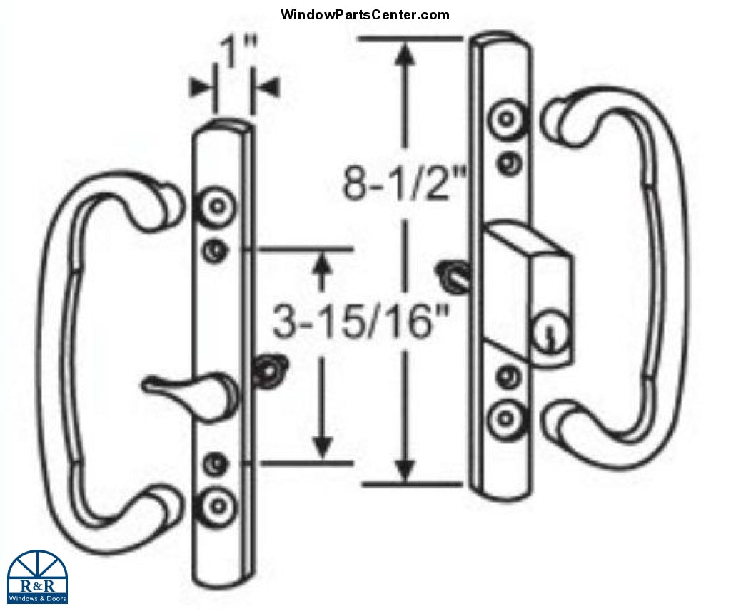 516 - W&F Upgrade Handle Handle Set Brass and Wood Handle - See Description to Order Replacement Option