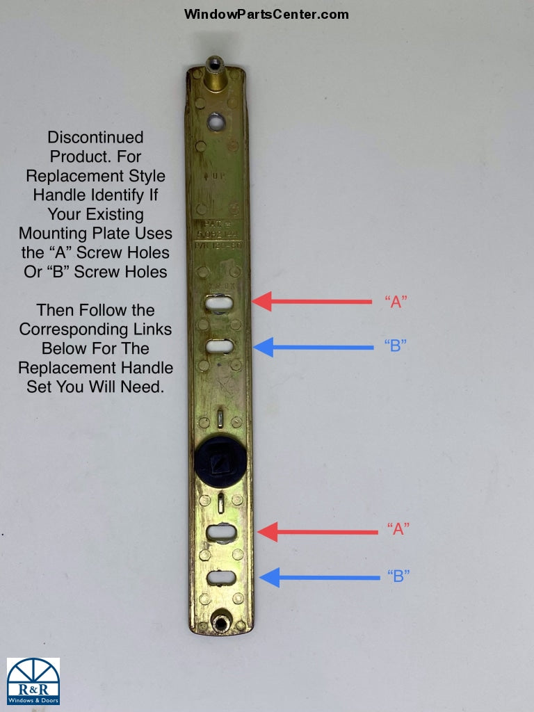 516 - W&F Upgrade Handle Handle Set Brass and Wood Handle - See Description to Order Replacement Option