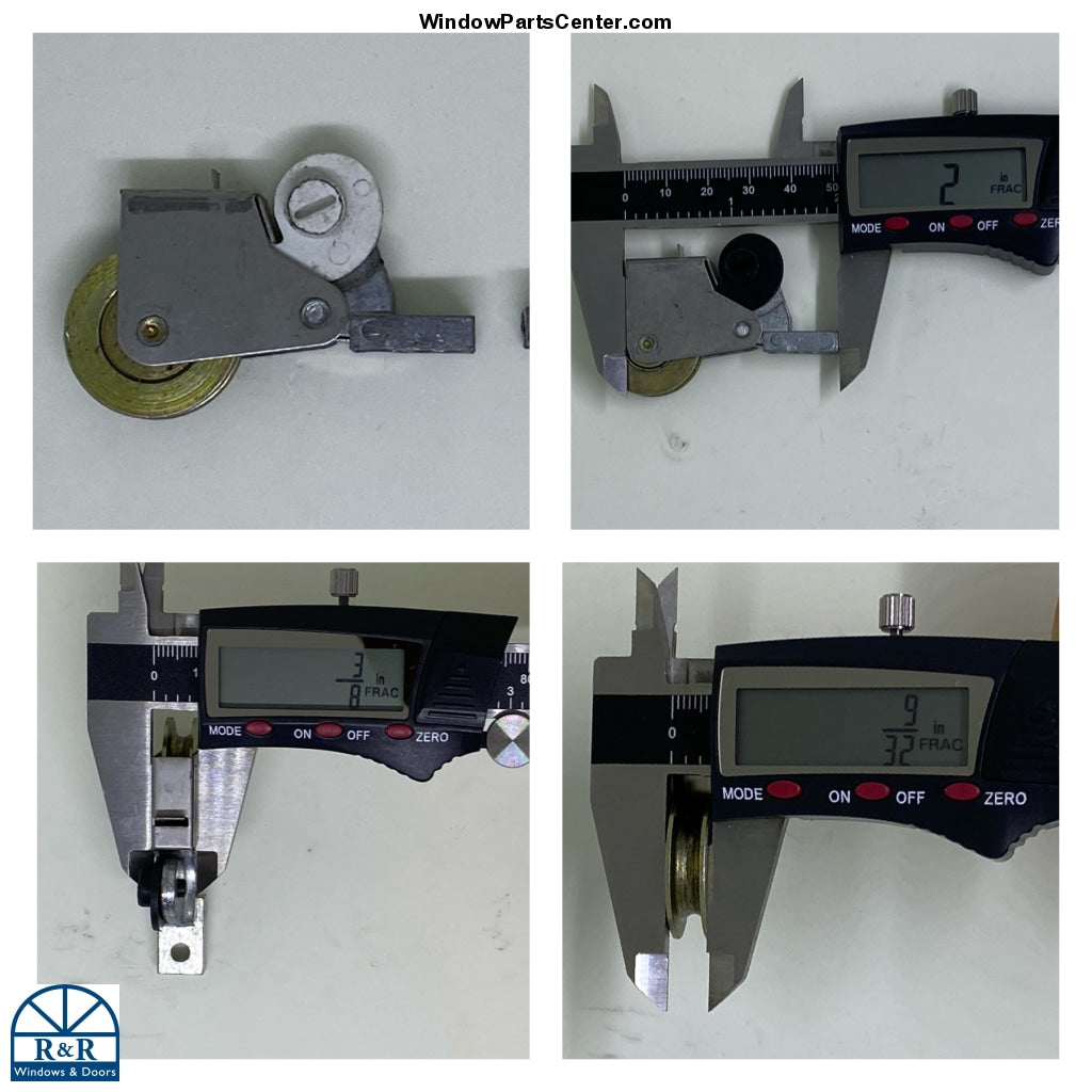 528 - Patio Door Screen Roller - pack of 2