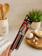 3PCS Stainless Steel Garlic Cracker Garlic Press Crusher Mincer Kitchen Tool Easy Grip