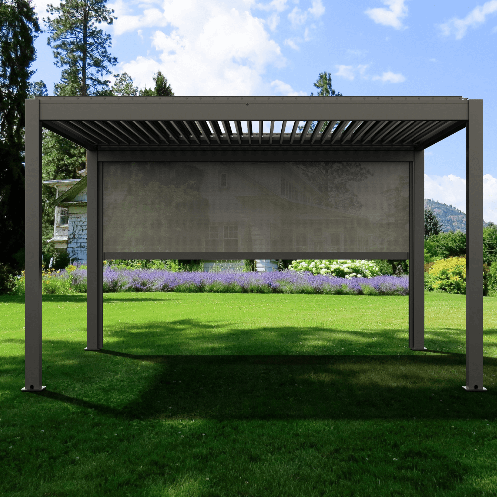 Wind/Sun Resistant Screen - Grand Retractable Pergola