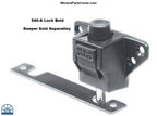 540-A Secondary Patio Door Limiter Foot Bolt Sliding Patio Doors (Bolt Lock Only)