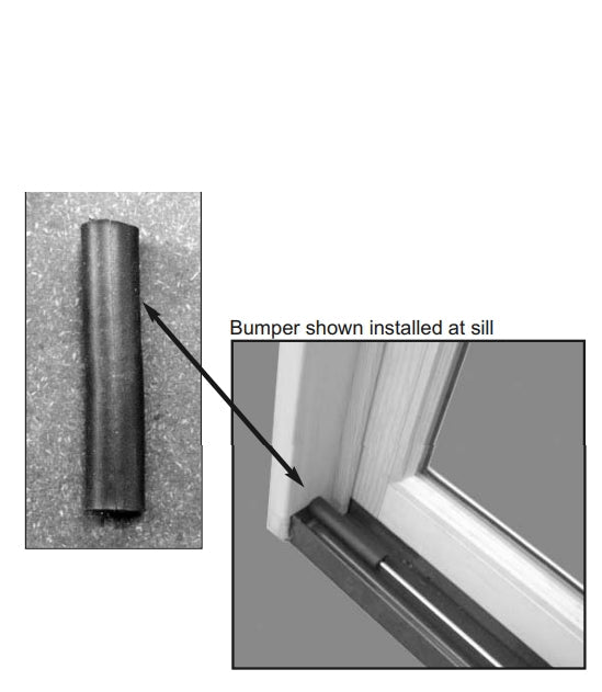 542 Sliding Patio Door Rubber Bumper