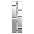 Beauly Black Finish Iron Wall Mirror