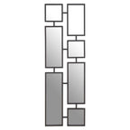 Beauly Black Finish Iron Wall Mirror