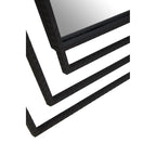 Beauly Black Finish Hexagonal Wall Mirror