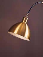 Newton Gold Finish Metal Shade Floor Lamp