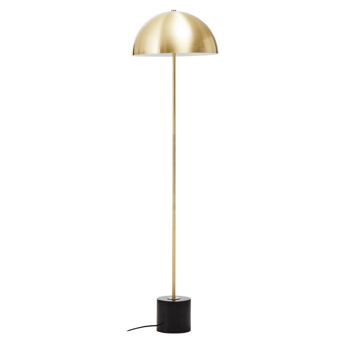 Murdoch Brushed Brass Metal Floor Lamp