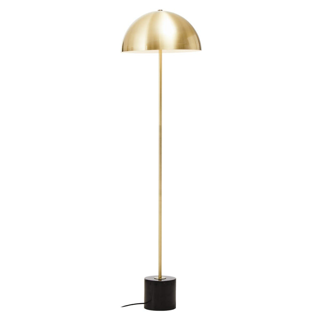 Murdoch Brushed Brass Metal Floor Lamp
