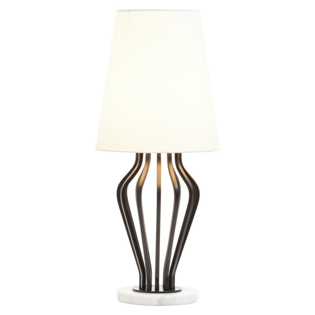 Zada Black And White Table Lamp