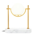 Zalika Marble And Gold Orb Table Lamp