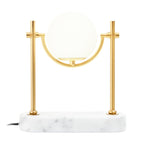 Zalika Marble And Gold Orb Table Lamp